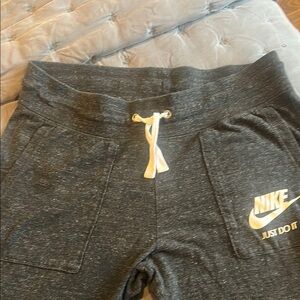 Nike Kids Gray Jogger Shorts
